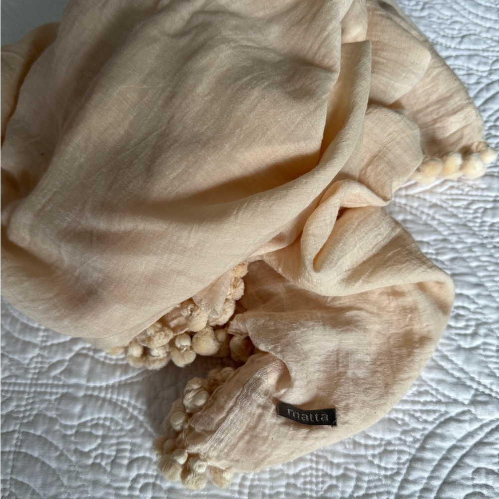 Matta Scarf off White Gently Worn